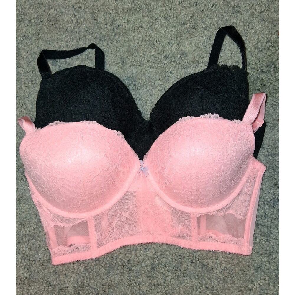 Victoria's Secret Dream Angels Demi Buste Underwire Bra 36DD Lot Of 2